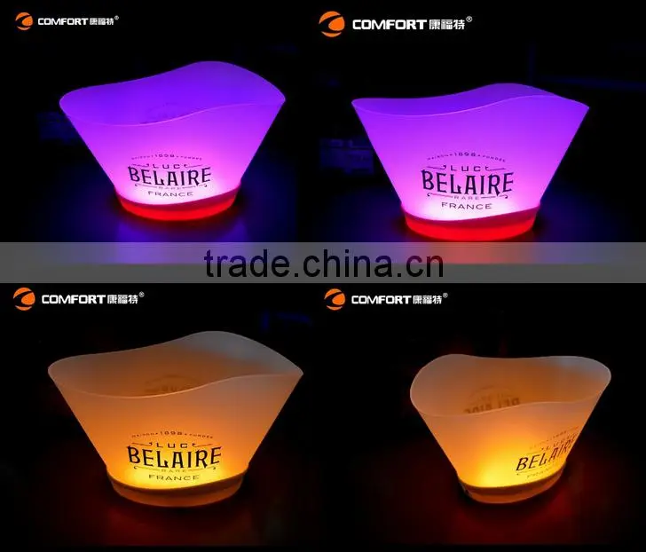 Eco-Friendly Feature and Coolers & Holders,Buckets Type large led illuminated ice bucket