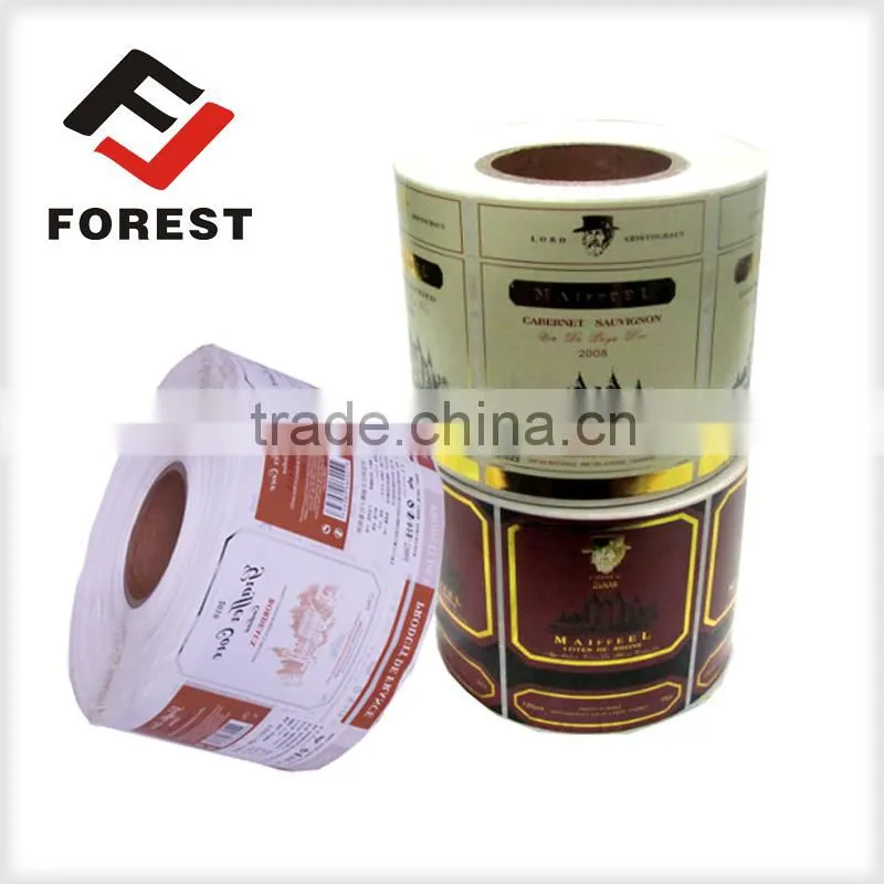 Wholesale wine label, beer label, wine bottle label, label printing
