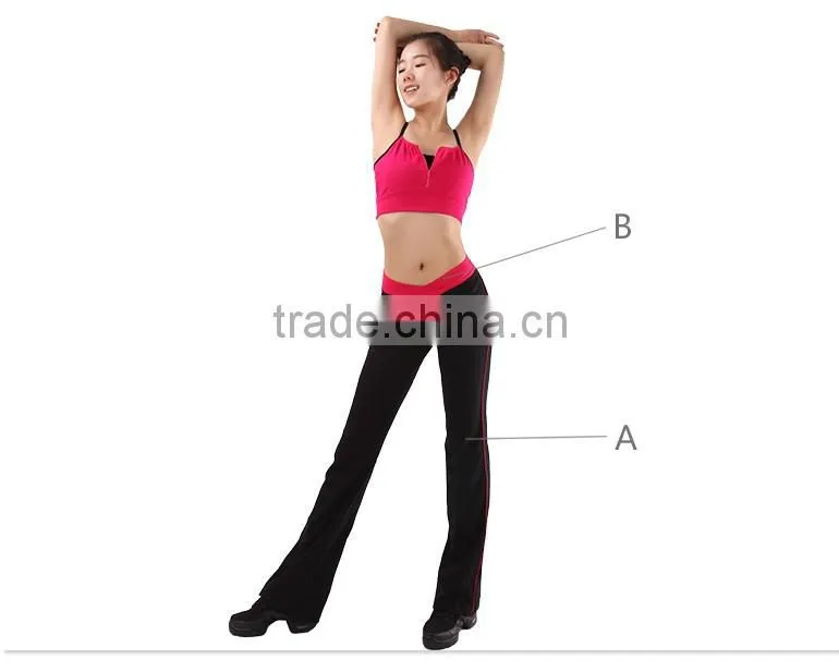 Jazz Pants,Two Tones Dance Pants, Yoga Pants