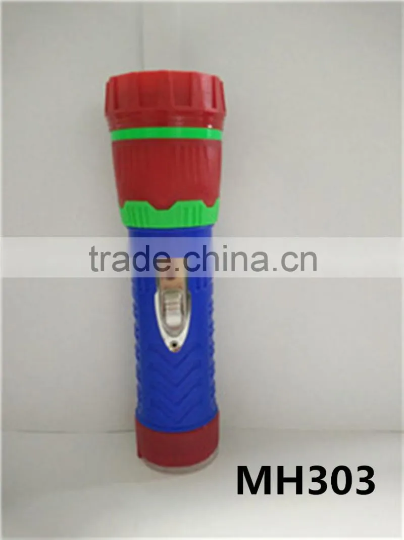 Flashlight Plastic Africa No Rechargeable Led Torch Light