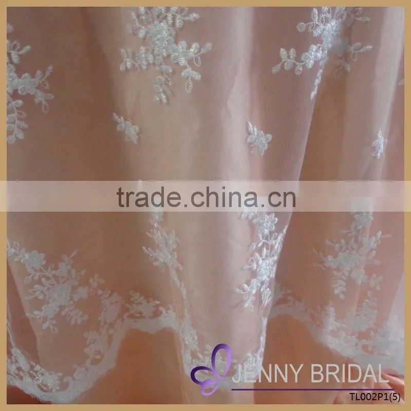 TL002P1(5) factory outlet cheap wedding white embroidered lace table overlays