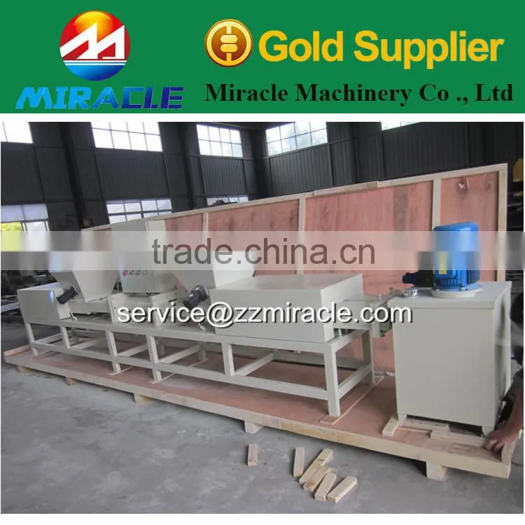 Hot sale double head wood pallet block machine/sell in india pallet block machine