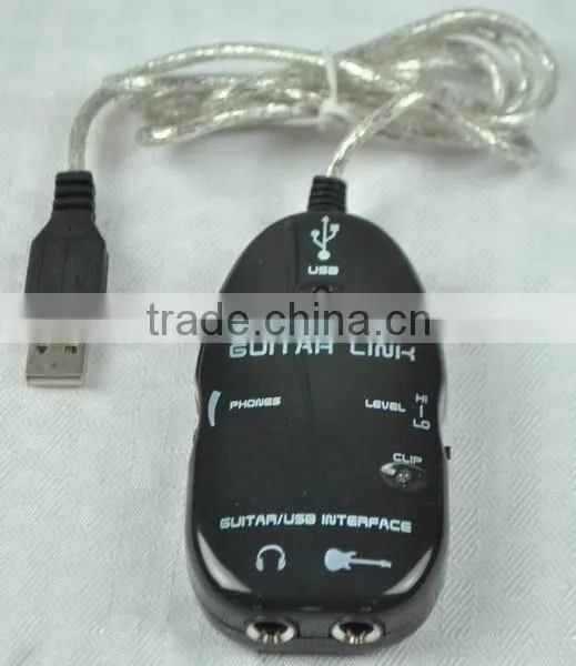 1.5 Meters Durable USB Guitar Recording Equipment For Monitoring With ACtive Monitor Speaker UGC01