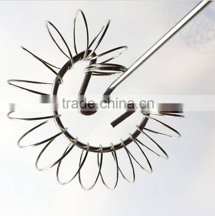 Amazon new design 11inch simple stainless steel hot-selling cheap kitchen egg whisks factory wholesale