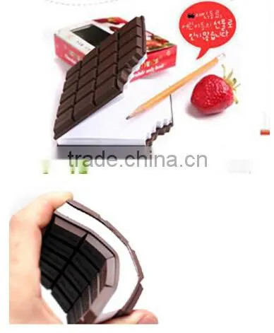silicone chocolate school notebook