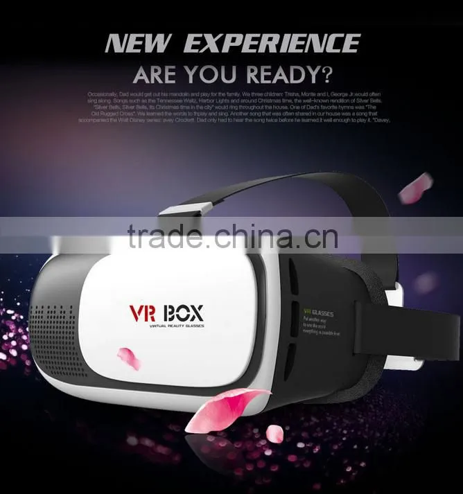 vr box virtual reality glasses 2.0 vr box Support 3D Movie with game controller
