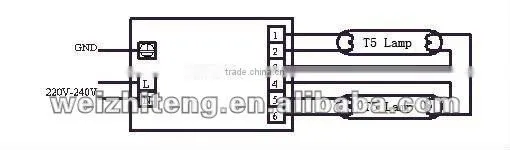 t5 t8 SAA GS EMC electronic ballast