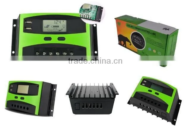 12v 24v PWM Solar Charger Controller 60A