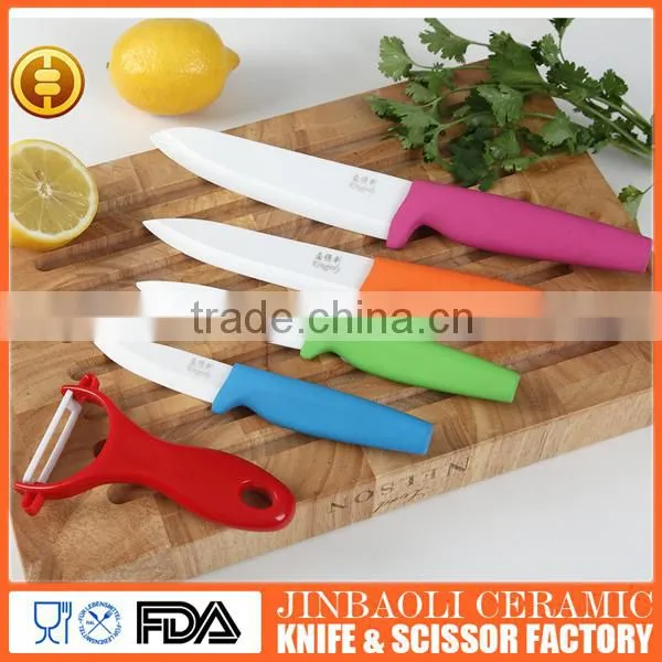Factory Hot Sale Ceramic Peeler Kitchen Knife Set