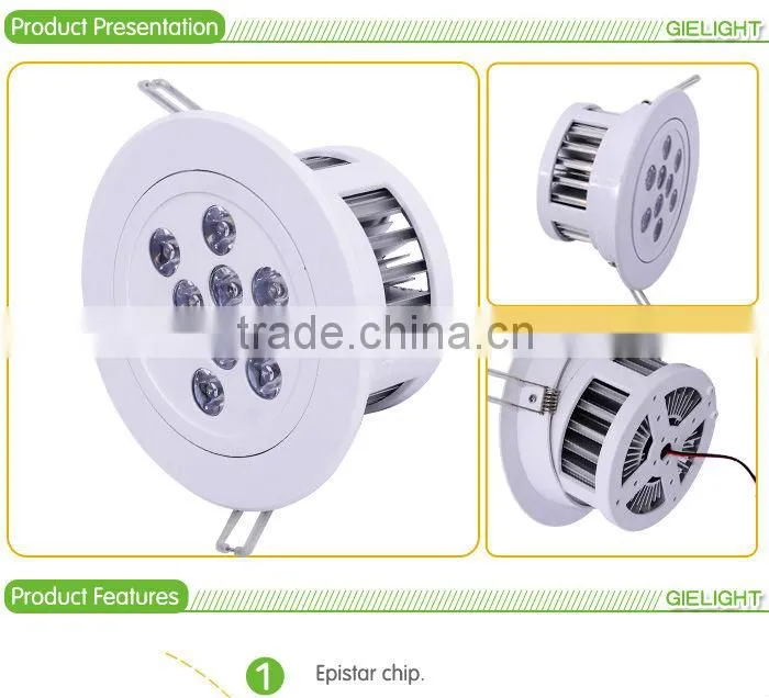 9W 700lm surface mounted led false ceiling lights