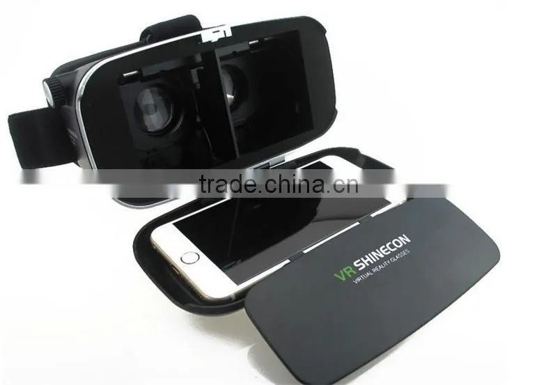New 2016 product idea vr box cardboard intelligent glasses VR Shinecon 3d glasses virtual reality from Smofit