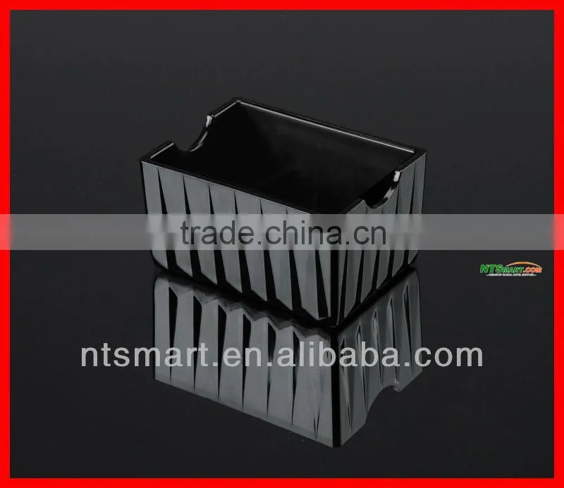acrylic tea bag/sugar sachet holder clear