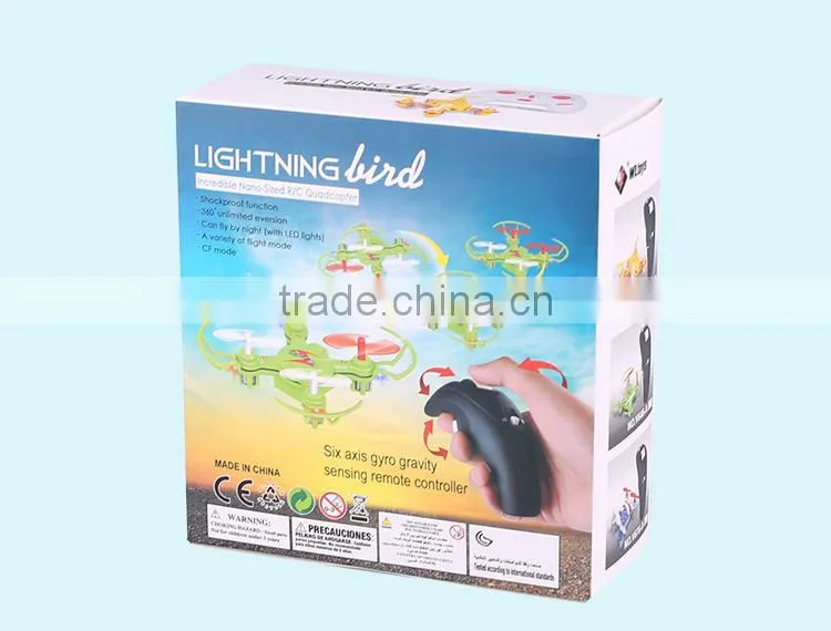 2.4G 4CH 6axis gyro mini RC UFO headless quadcopter