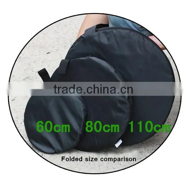 Non-handheld Design 60cm 5-in-1 Circle Reflector Panel for Photo Studio camera DSLR