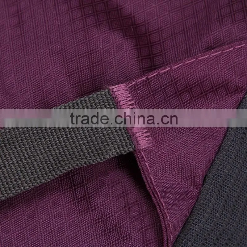 Factory custom foldable drawstring travelling backpack