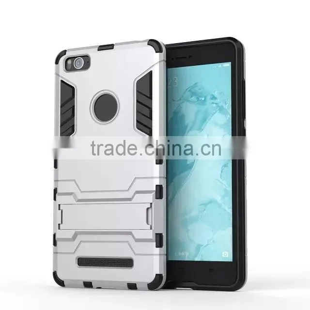 Newest Design For Xiaomi 4C Rubber Gel Back Stand Case MT-4905