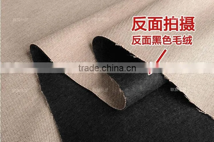 Pure color of linen fabric sofa cloth pillow cotton and linen car set of cloth