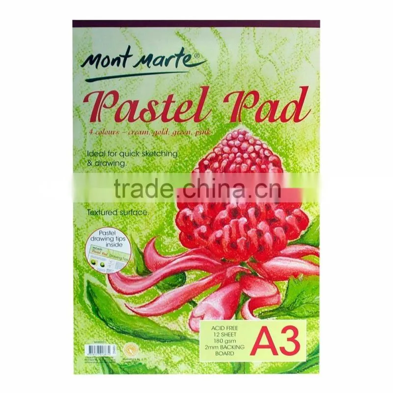 Mont Marte Pastel Pad acid free 4 colours 180gsm A3/ A4/ A5