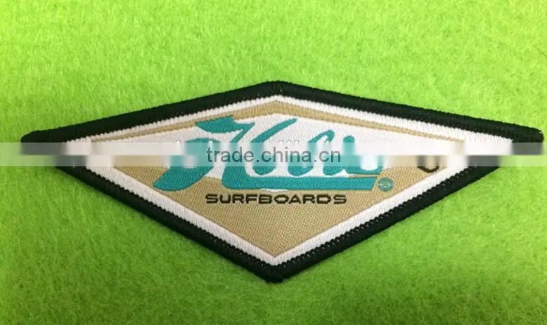 Custom new style good quality weaving patches