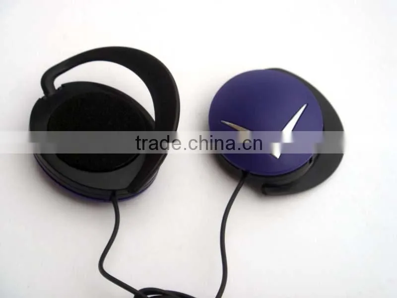 Best selling products 2015 China wholesale wired ear hook ear hanging headphones with mic