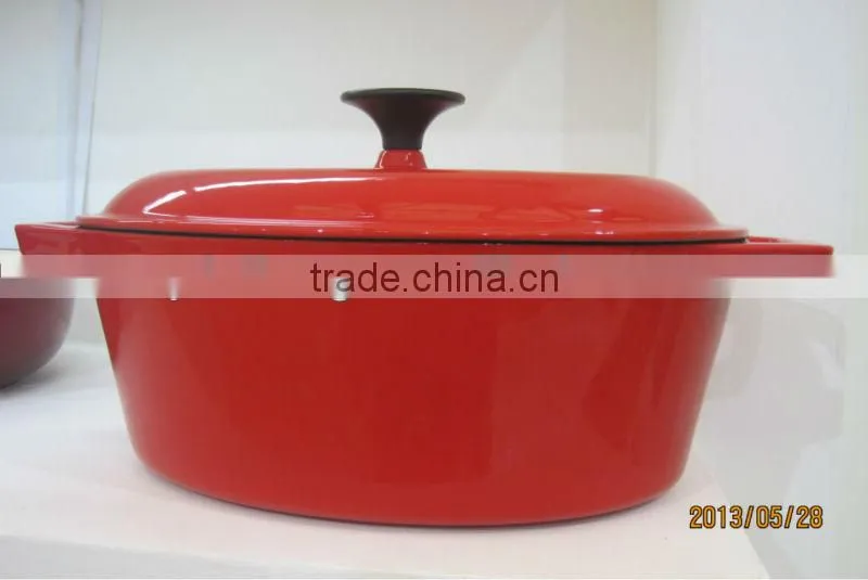 cast iron casserole/round casserole/oval casserole/dutch oven/sauce pot
