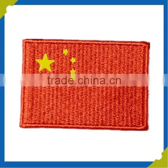 factory custom made embroidery patch Private flag patch embroidery label