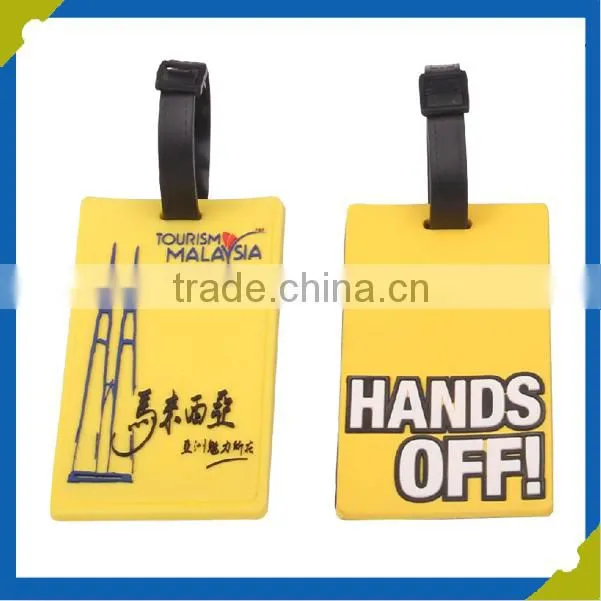 2016 Customized Promotional Gifts Shoes Shape PVC Luggage Tag