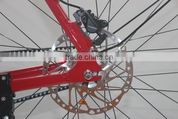 2015 Newest Style Red High Quality 700C Belt Drive Bike