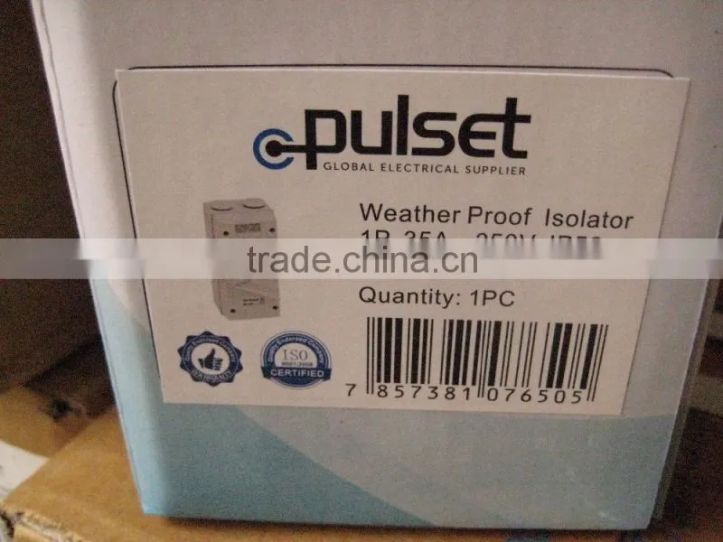 3 Pole Weatherproof Isolator 63A
