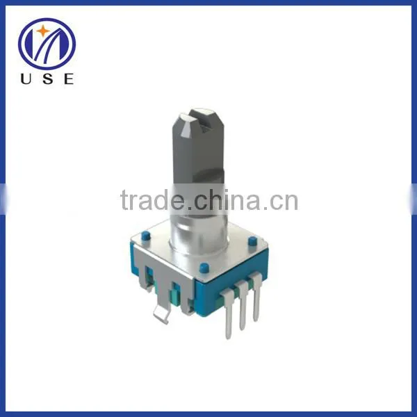 plastic shaft rotary encoder with switch for car GPS EC12S