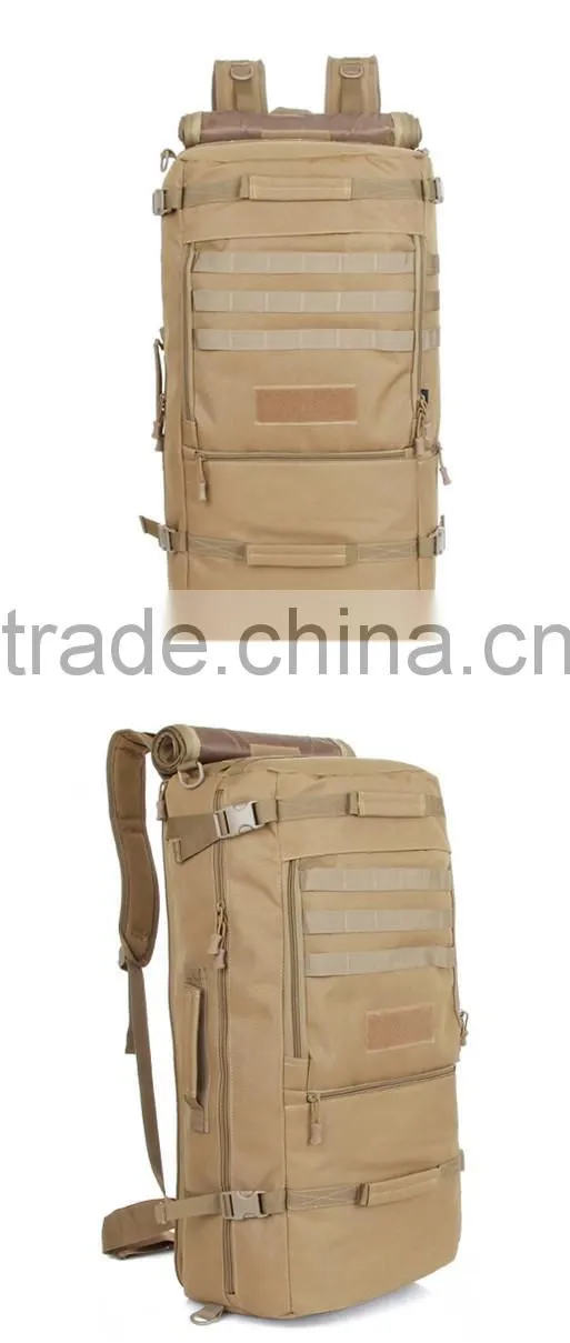 Outdoor waterproof large molle tactical military camouflage backpack
