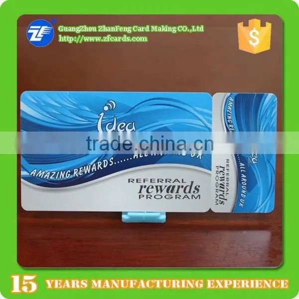 Customer printed (85.5+28)*54mm pvc combo cards
