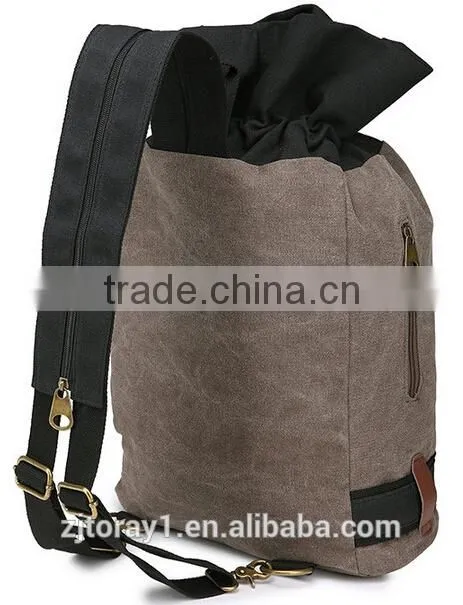 Blue Canvas Cheap Designer Backpack Bag for Teenager School Backpack