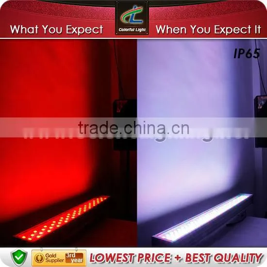 Outdoor Bars for sale 144pcs x 1W RGB LED IP65 wall washer Light