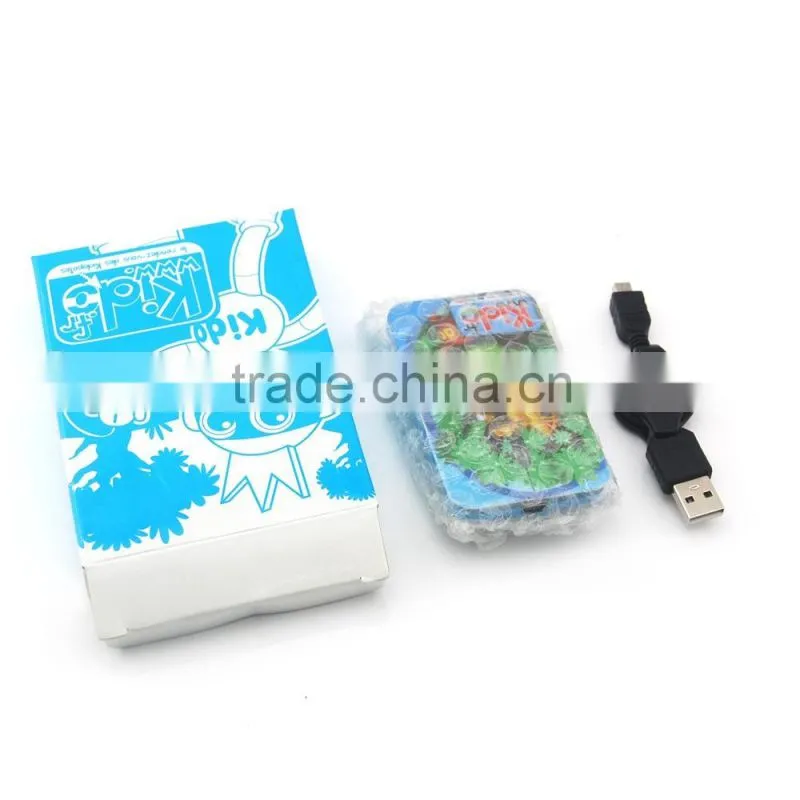 Flat mouse with full color printing,USB Optical Ergonomic Vertical Wired Mouse With customized full color logo