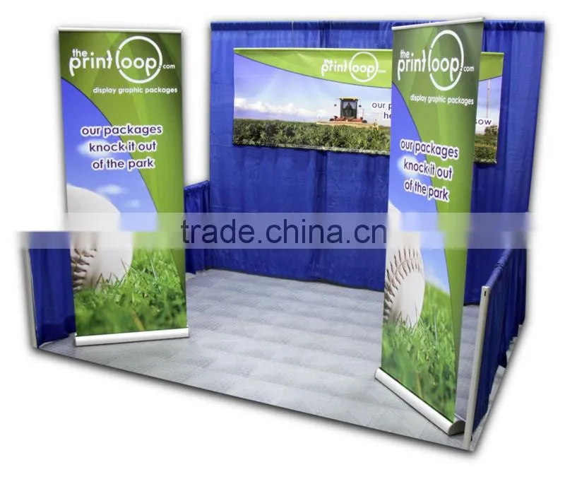 Factory customized aluminium alloy roll up banner heavy base