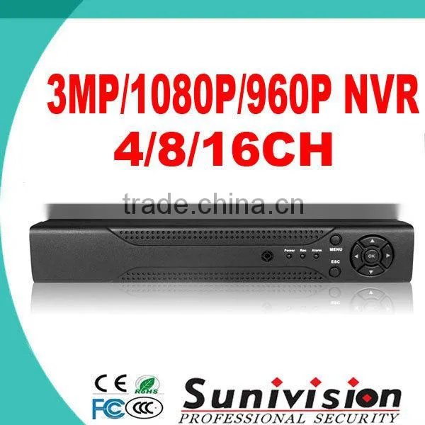 2015 NEW OFFER NVR 4CH*3M/8CH*1080P/16CH*960P(720P) p2p CMS VMEYECLOUD