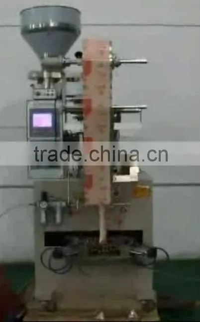 Back Sealing 3 In 1 Granule Packing Acid Filling Machine
