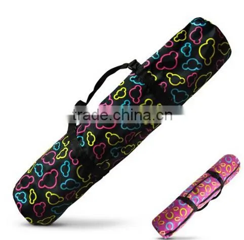 2015 new design waterproof fitness portable yoga mat bag