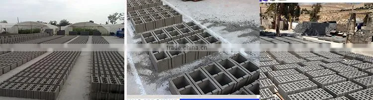 WANTE MACHINERY semi automatic hollow block making machinary