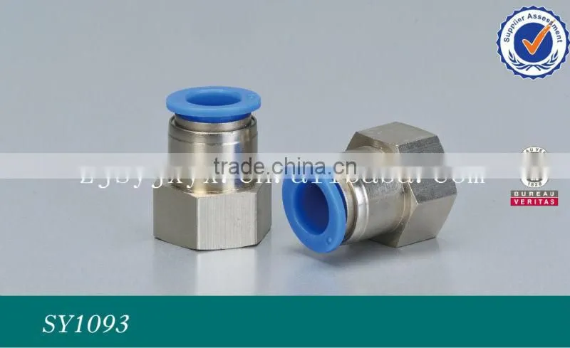 SANYE brass quick straight connector
