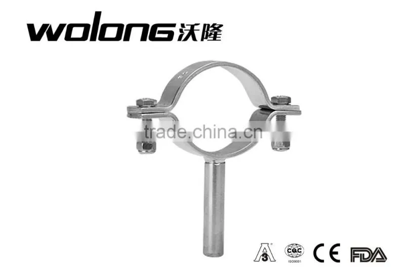round stainless steel pipe fitting pipe holder