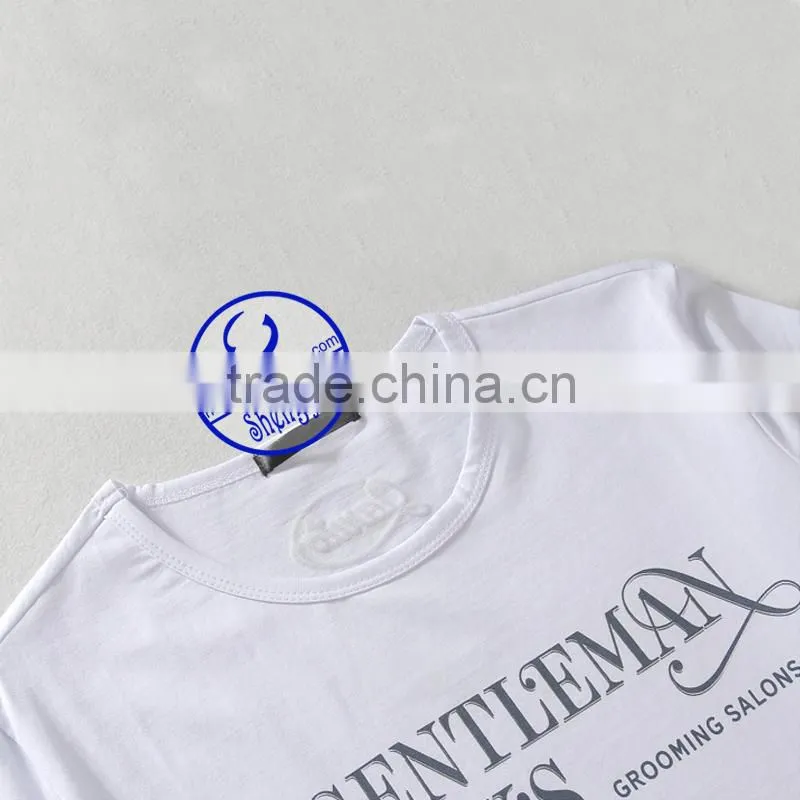 custom 2015 new design mens white printed t shirt design wholesale china