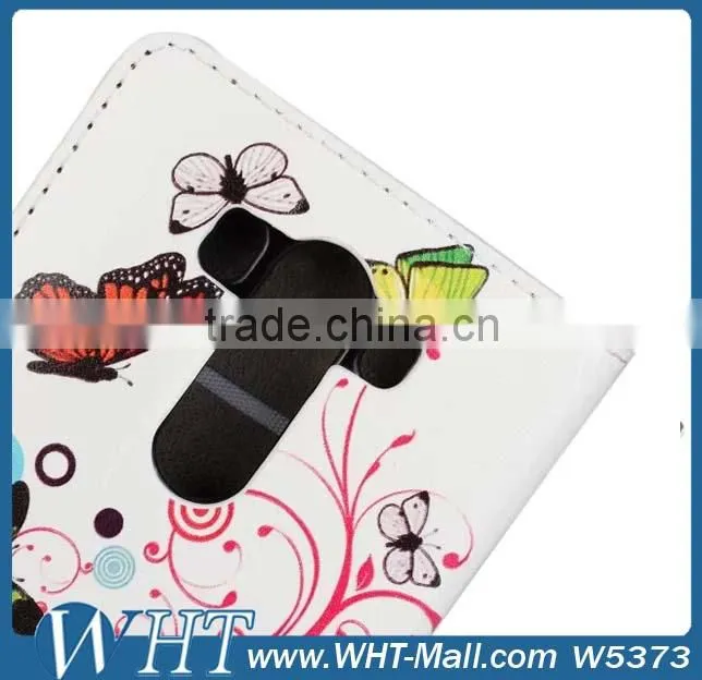 Print Design Leather Case Cover for LG G3, for LG G3 Phone Case Paypal Accepted