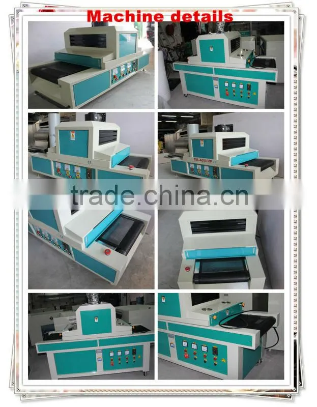 Plane uv dring oven machinery TM-1000UVF