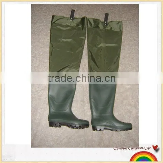 Nylon pvc breathable fishing hip waders