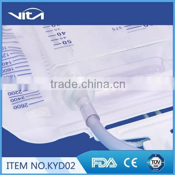 2 Chamber Urine Meter Drainage Bag KYD02