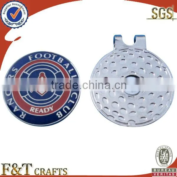 High quality bulk golf hat clip/magnetic golf ball marker hat clip/golf divot repair tool
