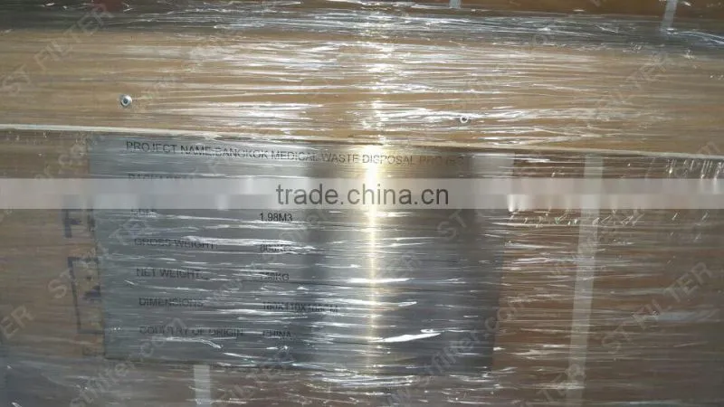filter bag for medical waste incineration