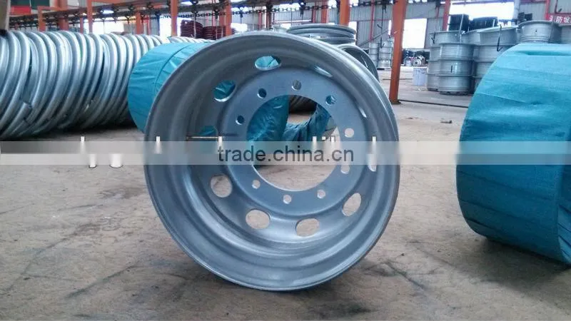 Tubeless wheel rims 22.5x9.00,22.5 inch steel wheel,truck wheel